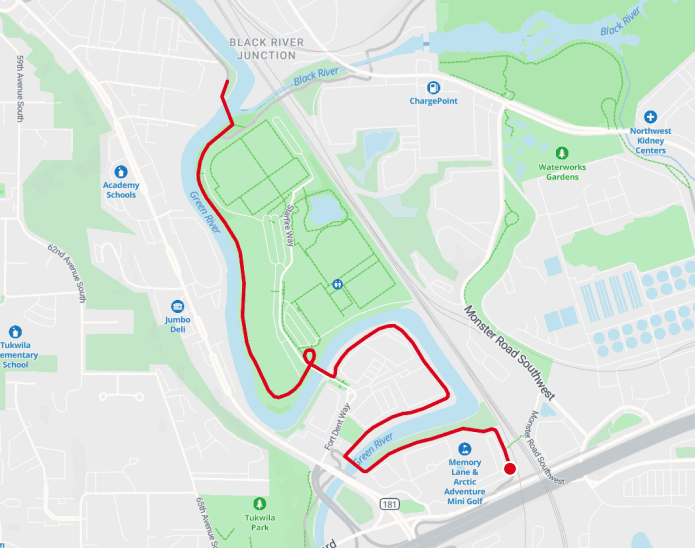 Race course map